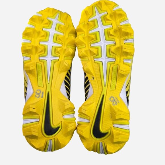 Nike Youth Strike Shark BG Yellow Football Cleats, Size: 12C - Picture 6 of 7